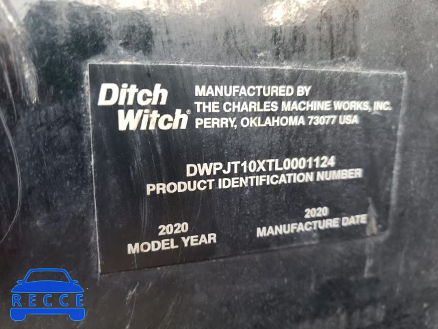 2020 DITCH WITCH WITCH DWPJT10XTL0001124 зображення 9