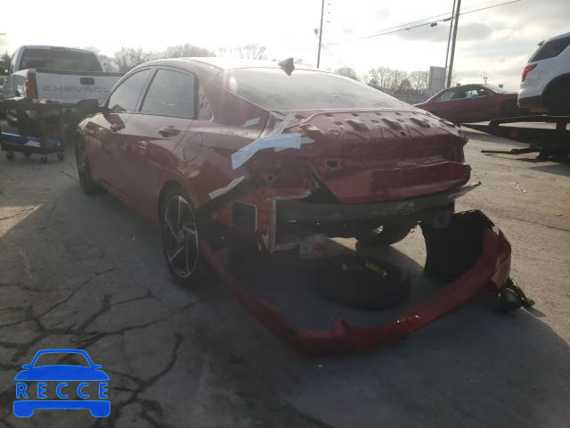 2021 HYUNDAI ELANTRA N KMHLR4AF2MU108241 image 2