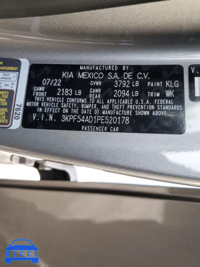 2023 KIA FORTE GT L 3KPF54AD1PE520178 зображення 12