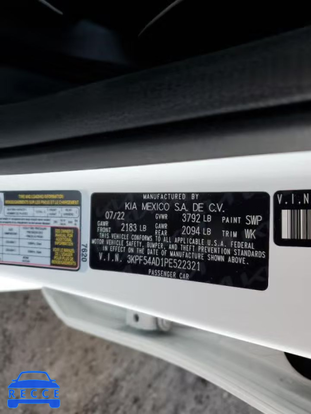 2023 KIA FORTE GT L 3KPF54AD1PE522321 image 11