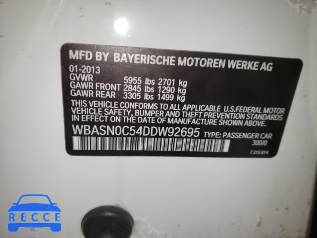 2013 BMW 550 IGT WBASN0C54DDW92695 зображення 11