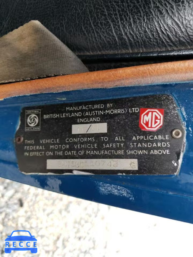 1972 MG MIDGET GAN5UC110742 image 11