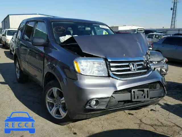 2014 HONDA PILOT EXLN 5FNYF3H78EB006495 image 0