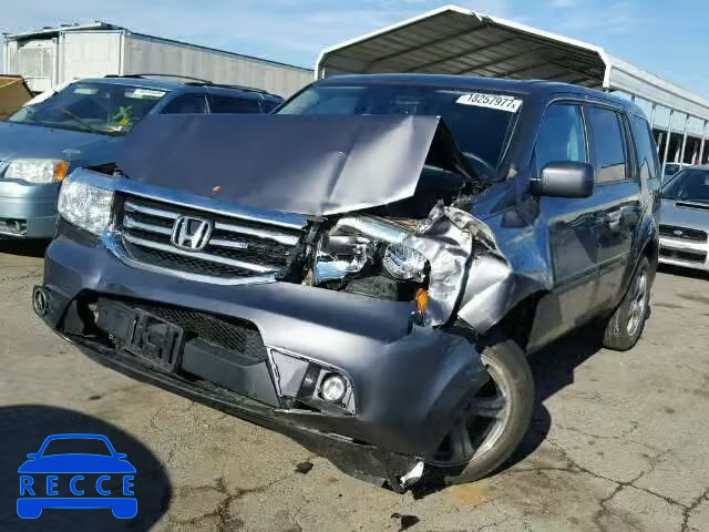 2014 HONDA PILOT EXLN 5FNYF3H78EB006495 image 1