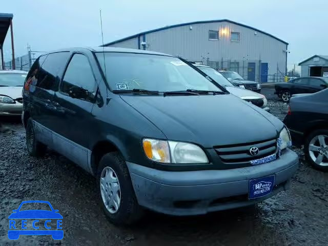 2001 TOYOTA SIENNA CE 4T3ZF19C61U393380 image 0