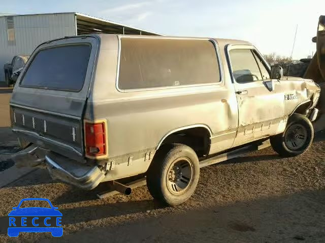 1990 DODGE RAMCHARGER 3B4GM17Z9LM056675 image 3