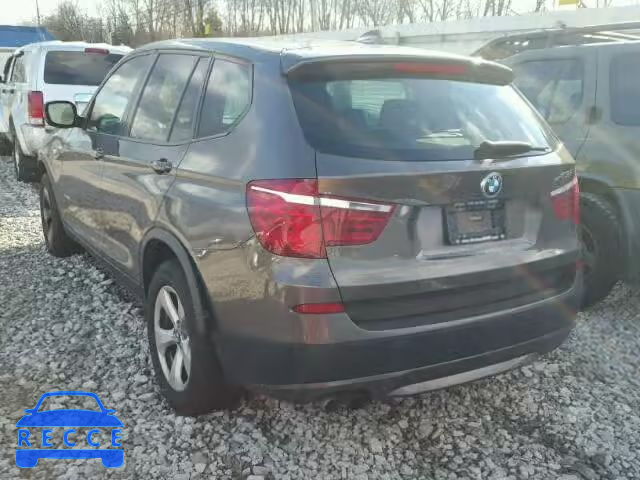 2011 BMW X3 XDRIVE2 5UXWX5C57BL701841 зображення 2