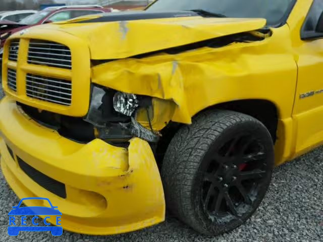 2005 DODGE RAM SRT-10 3D3HA18H15G740327 image 9