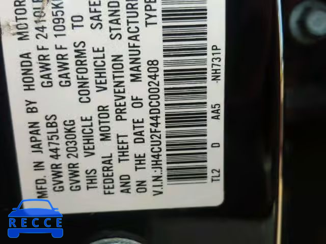 2013 ACURA TSX JH4CU2F44DC002408 image 9