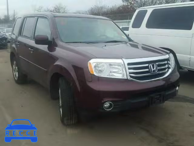 2014 HONDA PILOT EXL 5FNYF4H54EB010841 image 0