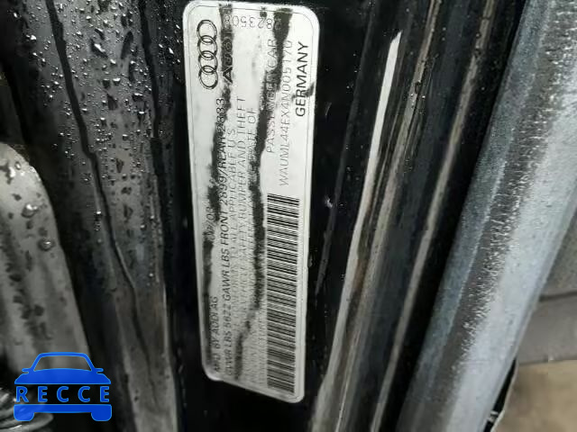 2004 AUDI A8 L QUATT WAUML44EX4N005170 image 9