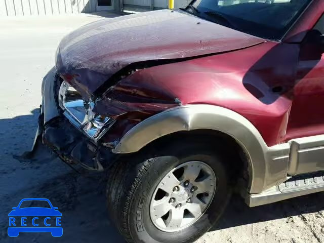 2004 MITSUBISHI MONTERO LI JA4MW51S84J006622 image 9