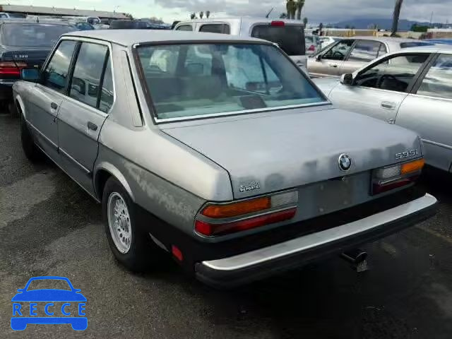 1986 BMW 535I AUTOMATIC WBADC8404G0669008 image 2