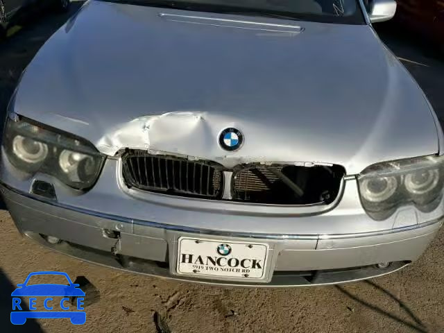 2005 BMW 745LI WBAGN63505DS58011 зображення 6