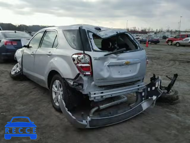 2017 CHEVROLET EQUINOX LS 2GNALBEK6H1515755 image 2