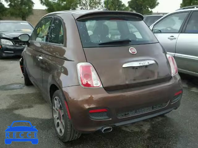 2015 FIAT 500 SPORT 3C3CFFBR8FT625353 image 2