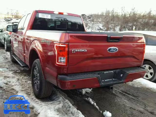 2016 FORD F150 SUPER 1FTEX1EP2GFC95736 зображення 2