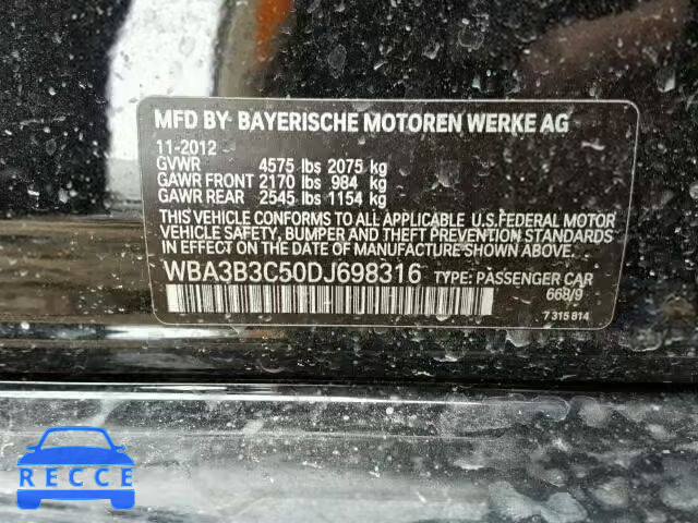 2013 BMW 328XI WBA3B3C50DJ698316 image 9