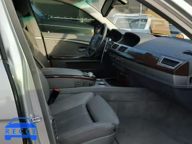 2005 BMW 745I WBAGL63525DP74750 image 4