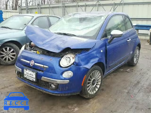 2012 FIAT 500 LOUNGE 3C3CFFCR4CT123613 image 1