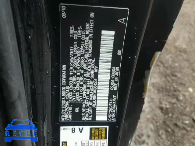 2010 TOYOTA FJ CRUISER JTEBU4BF0AK084554 image 9