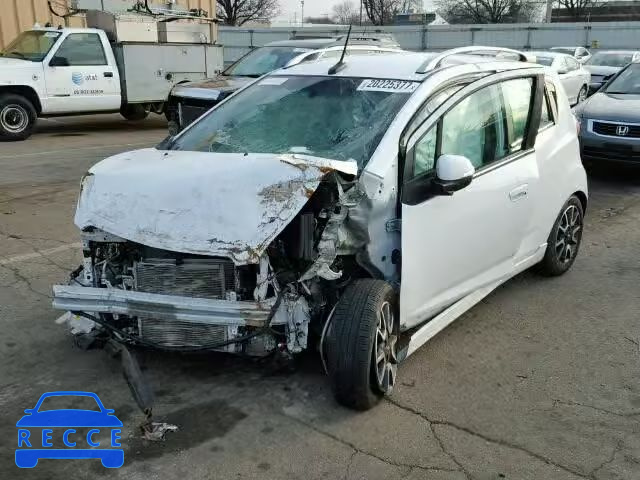 2014 CHEVROLET SPARK 2LT KL8CF6S91EC412453 зображення 1