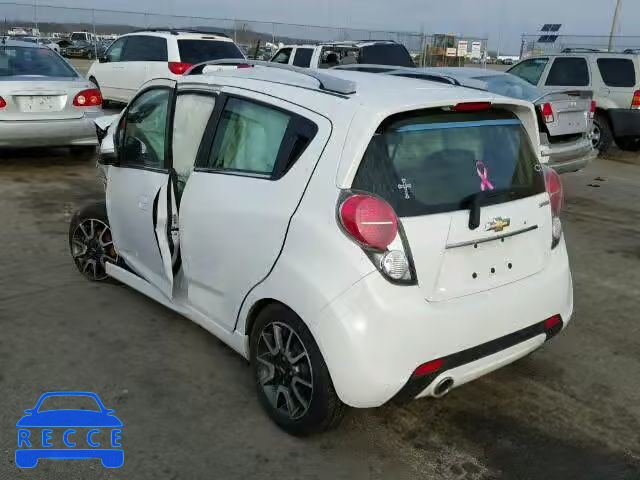 2014 CHEVROLET SPARK 2LT KL8CF6S91EC412453 зображення 2