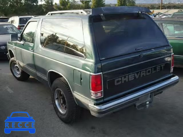 1989 CHEVROLET S10 BLAZER 1GNCS18Z8K8241980 зображення 2