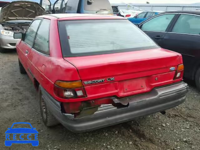 1992 FORD ESCORT LX 1FAPP11J5NW118286 image 2