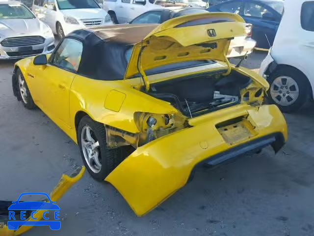 2002 HONDA S2000 JHMAP11452T007257 image 2