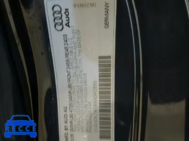2009 AUDI A5 QUATTRO WAUDK78T89A040995 зображення 9