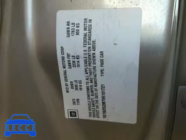 1997 CHEVROLET MALIBU 1G1ND52M7V6101721 image 9