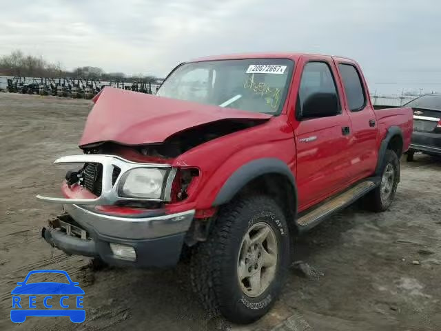2001 TOYOTA TACOMA DOU 5TEHN72N81Z784824 image 1