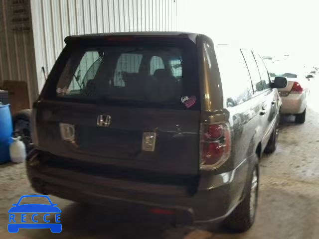 2006 HONDA PILOT LX 5FNYF28106B017773 зображення 3