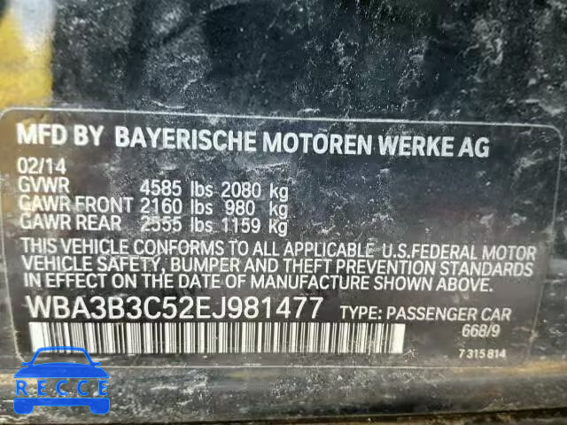 2014 BMW 328XI WBA3B3C52EJ981477 image 9