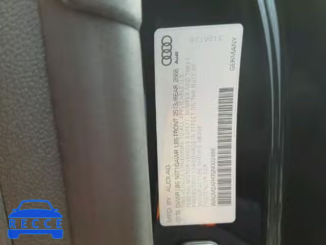 2016 AUDI A5 QUATTRO WAUM2AFH7GN002496 image 9