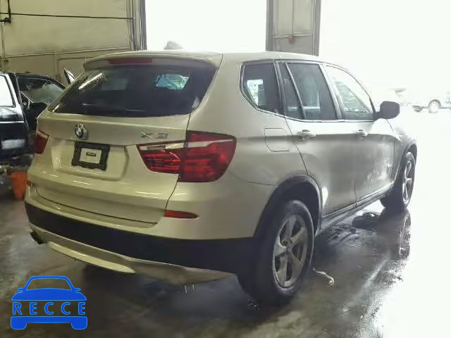 2012 BMW X3 XDRIVE2 5UXWX5C58CL719072 image 3