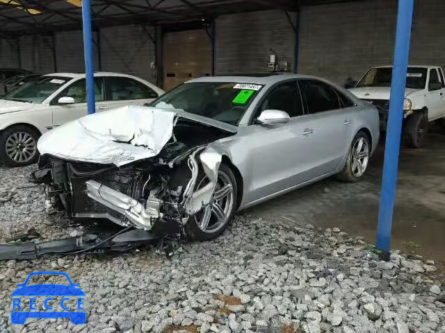 2013 AUDI A8 QUATTRO WAUAGAFD4DN002825 image 1