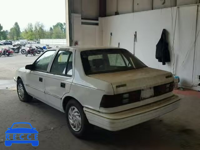 1993 DODGE SHADOW 1B3XP28D5PN586142 зображення 2