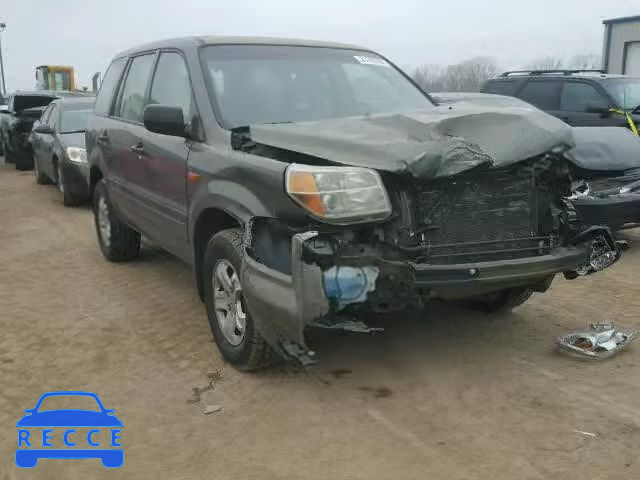 2006 HONDA PILOT LX 5FNYF28186B017794 зображення 0