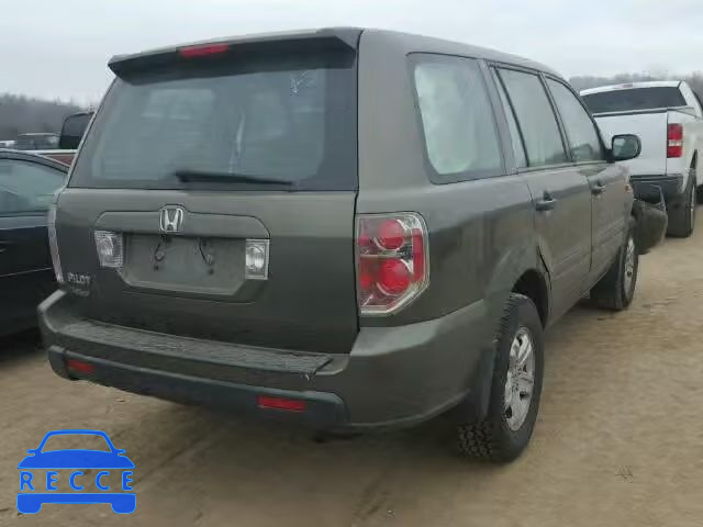 2006 HONDA PILOT LX 5FNYF28186B017794 зображення 3