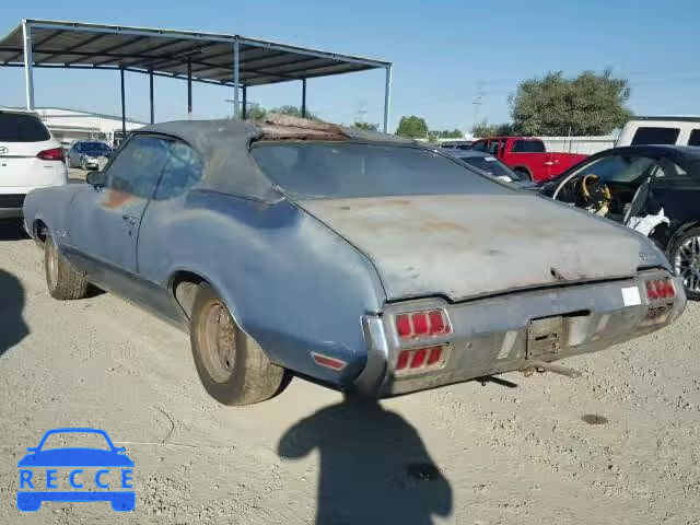 1970 OLDSMOBILE CUTLASS 3G87H2R180295 image 2