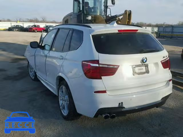 2014 BMW X3 XDRIVE3 5UXWX7C57E0E82271 зображення 2