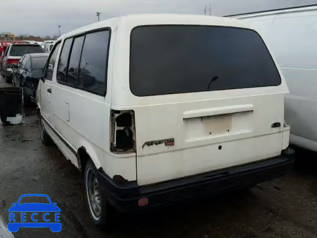 1988 FORD AEROSTAR 1FMCA11U2JZA41806 Bild 2