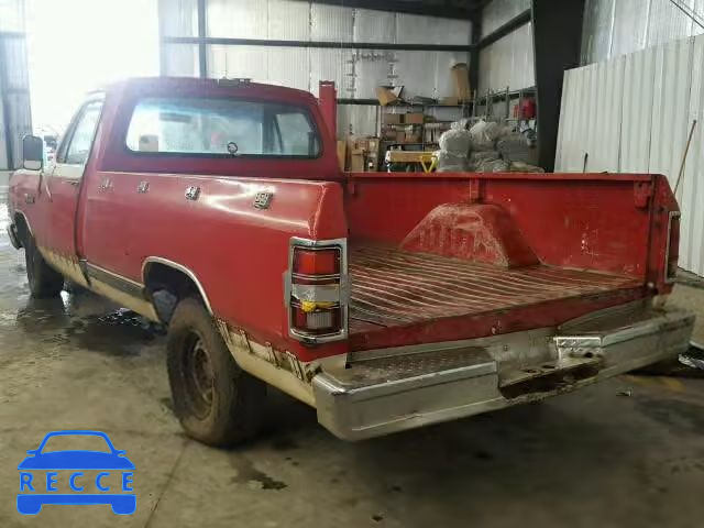 1986 DODGE D-150 1B7HD14T8GS123562 image 2