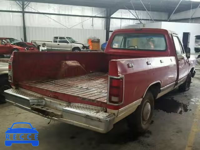 1986 DODGE D-150 1B7HD14T8GS123562 image 3