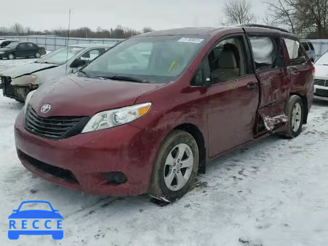 2011 TOYOTA SIENNA 5TDZK3DC8BS159310 image 1
