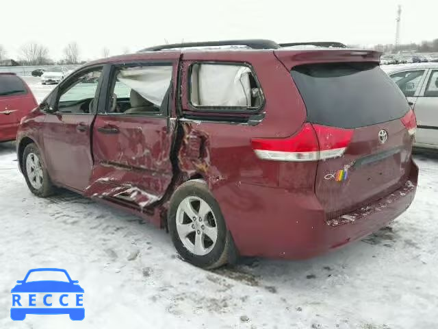 2011 TOYOTA SIENNA 5TDZK3DC8BS159310 image 2