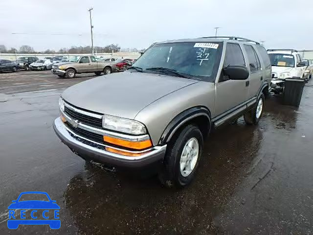 1999 CHEVROLET BLAZER 1GNDT13W4X2188218 зображення 1