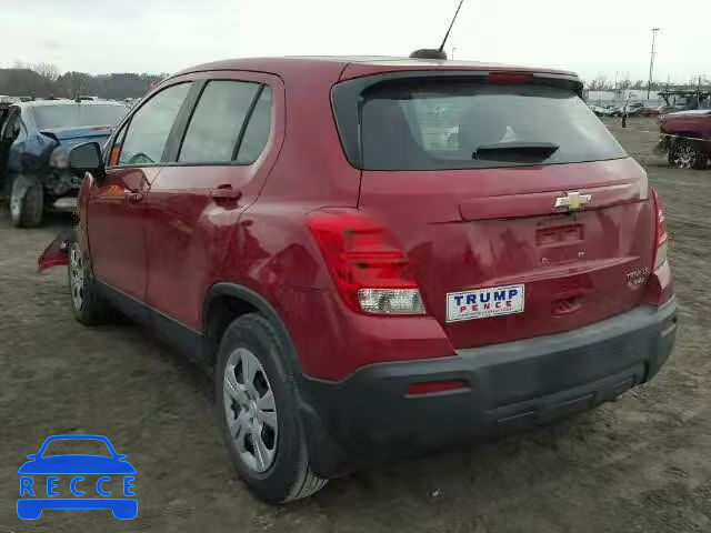 2015 CHEVROLET TRAX LS KL7CJKSB9FB113752 image 2